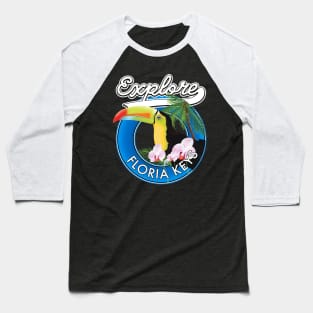 Florida keys retro logo Baseball T-Shirt